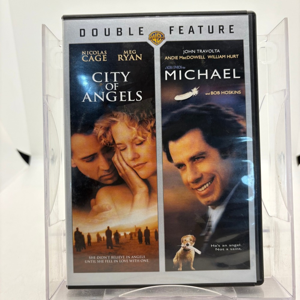 Warner Bros Double Feature City of Angels Michael DVD Nicolas Cage John Travolta